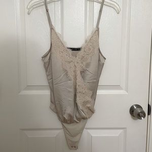 Abercrombie & Fitch Lace Tank Bodysuit
